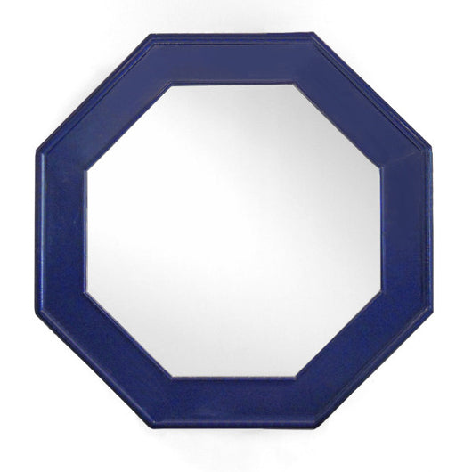 Navy Octagonal Mirror