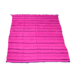 Pink Striped Kilim Rug