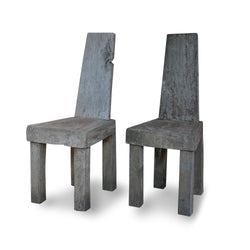 Primitive Wood Chairs, France