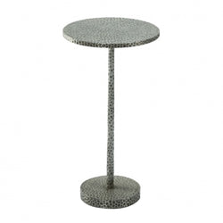 Hammered Pedestal Table