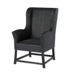 Black Leather King Chair
