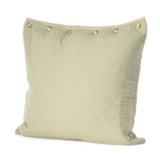 Khaki Quilted Euro Pillow
