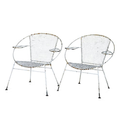Pair Of Iron Chairs