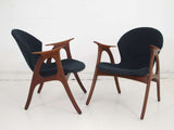 Sculptural Mid-Century Danish Lounge Chairs