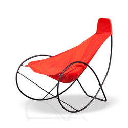 Outdoor Chair With Orange Cover