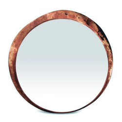 Round Iron Mirror