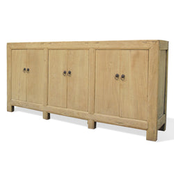 Six Door Light Wood Cabinet