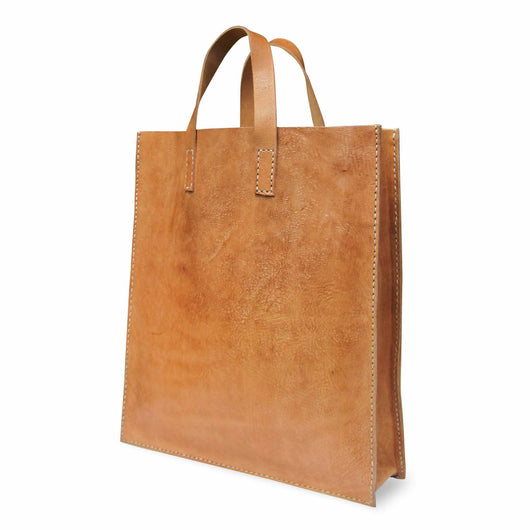 Brown Leather Classic Tote