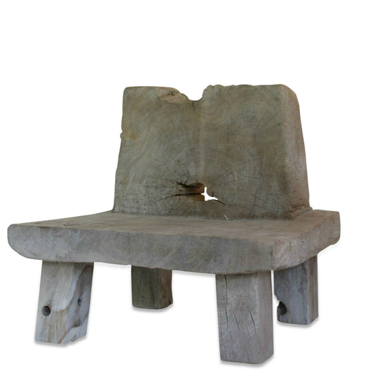 Pair Of Teak Weathered Chairs