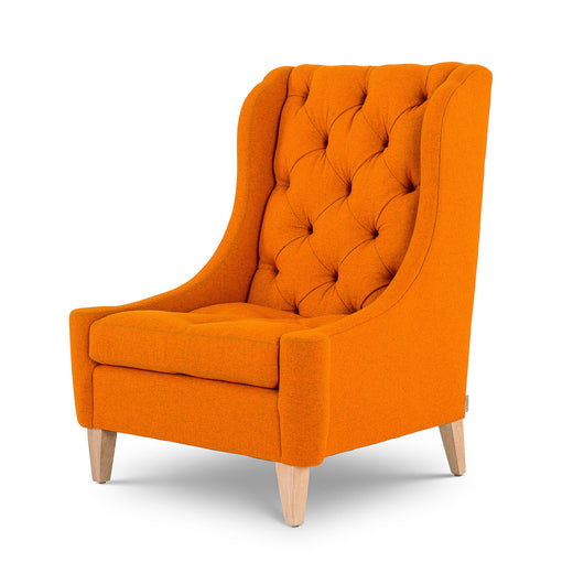 Naomi Wing Chair In Orange